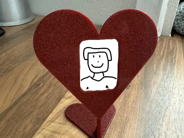 Passport photo stand