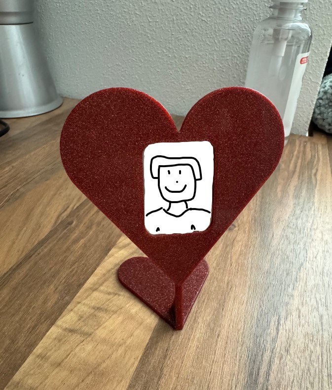 Passport photo stand