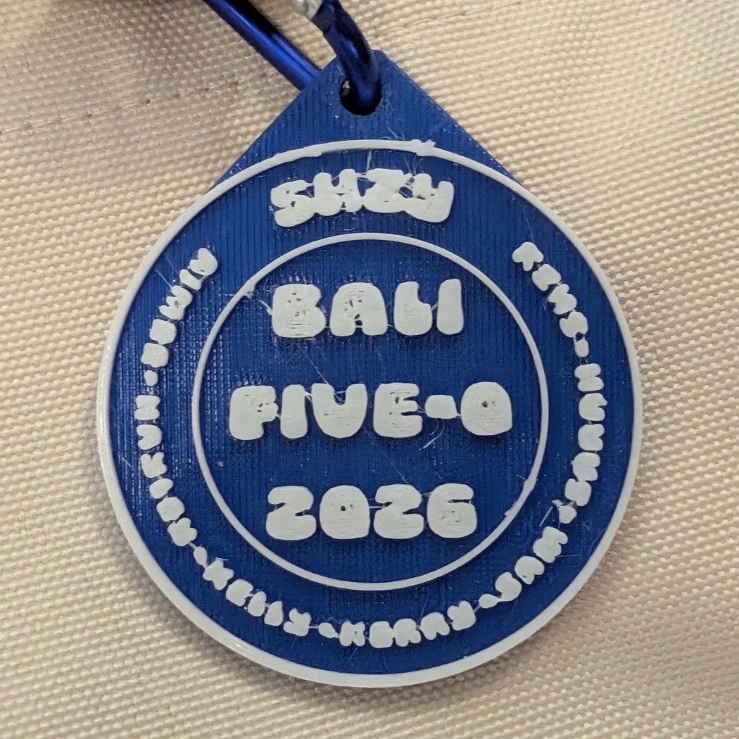 Basic Circular Key Fob (60mm Diameter)