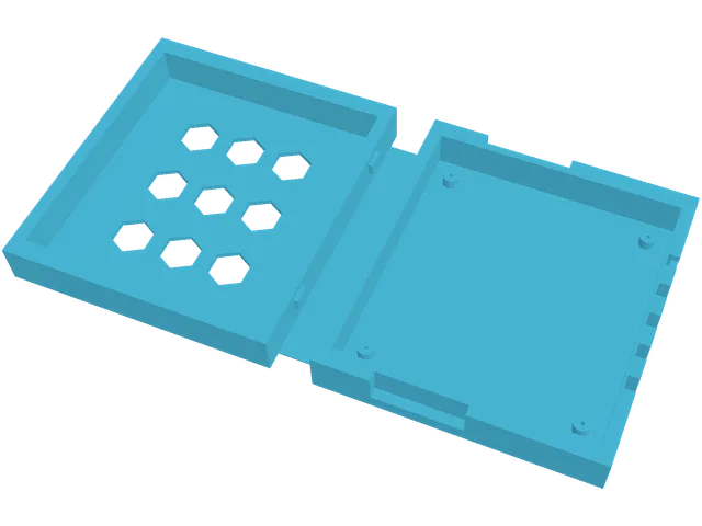 The Matrix Fold-12 // Print-in-Place Folding SFF Framework 12 Case