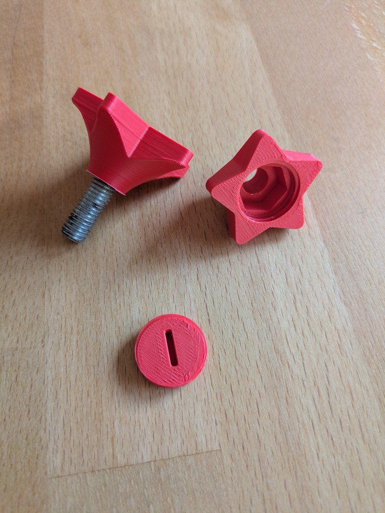 M8 Clamping Knob for Hex Bolts – Wabeco Drill Stand / M8 Knauf