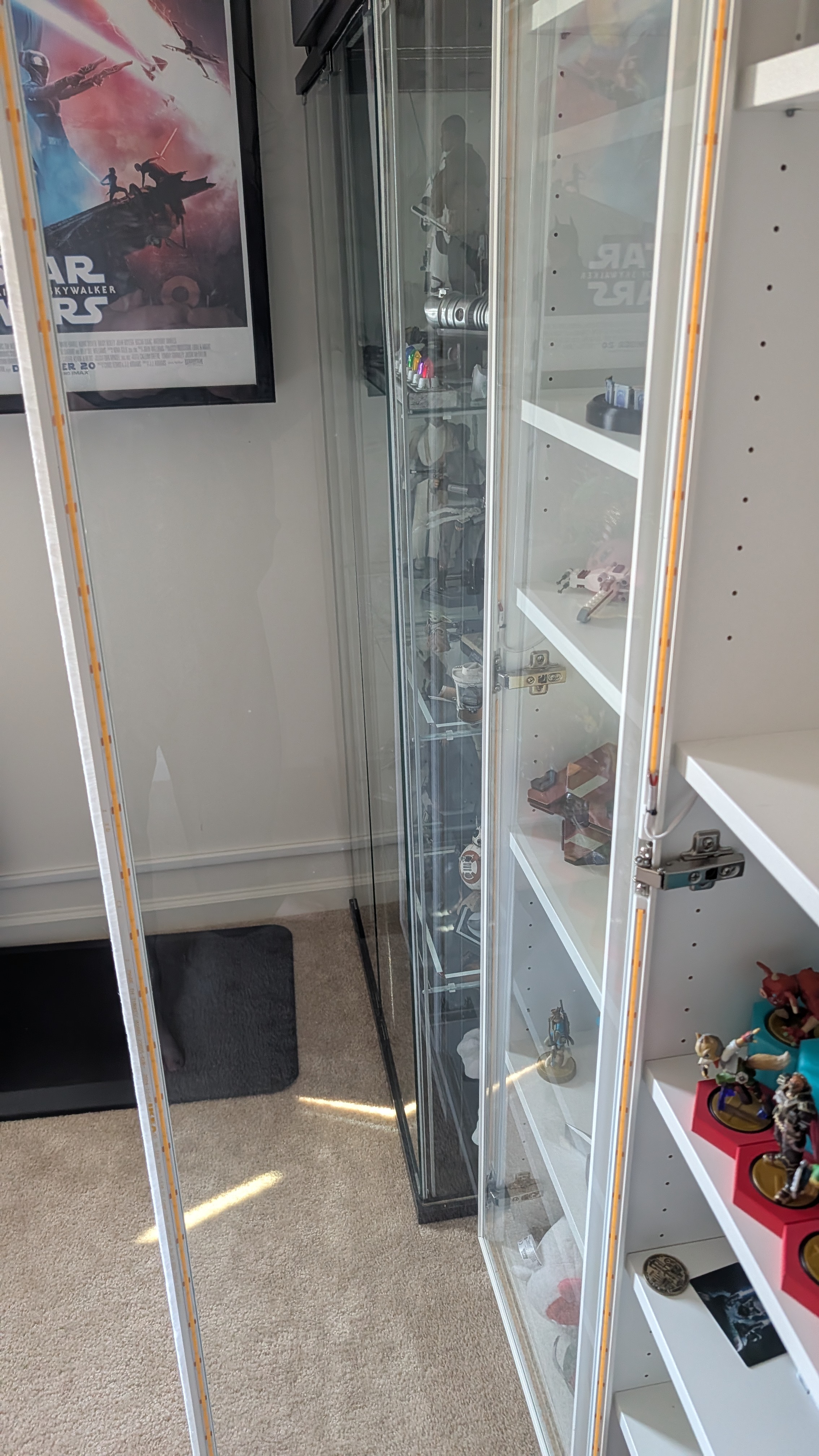 IKEA HÖGBO (HOGBO) Glass Door Compatible COB LED Strip Mounting Trim — miniatura 16