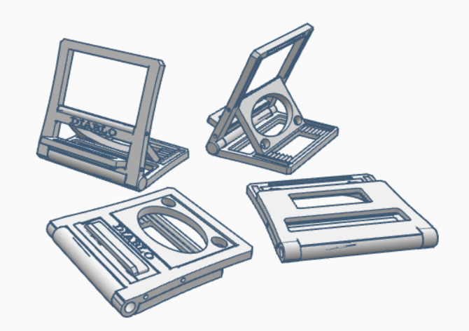 Miniatura 6 do modelo 3D E reader/Phone/Kindle/Kobo stand