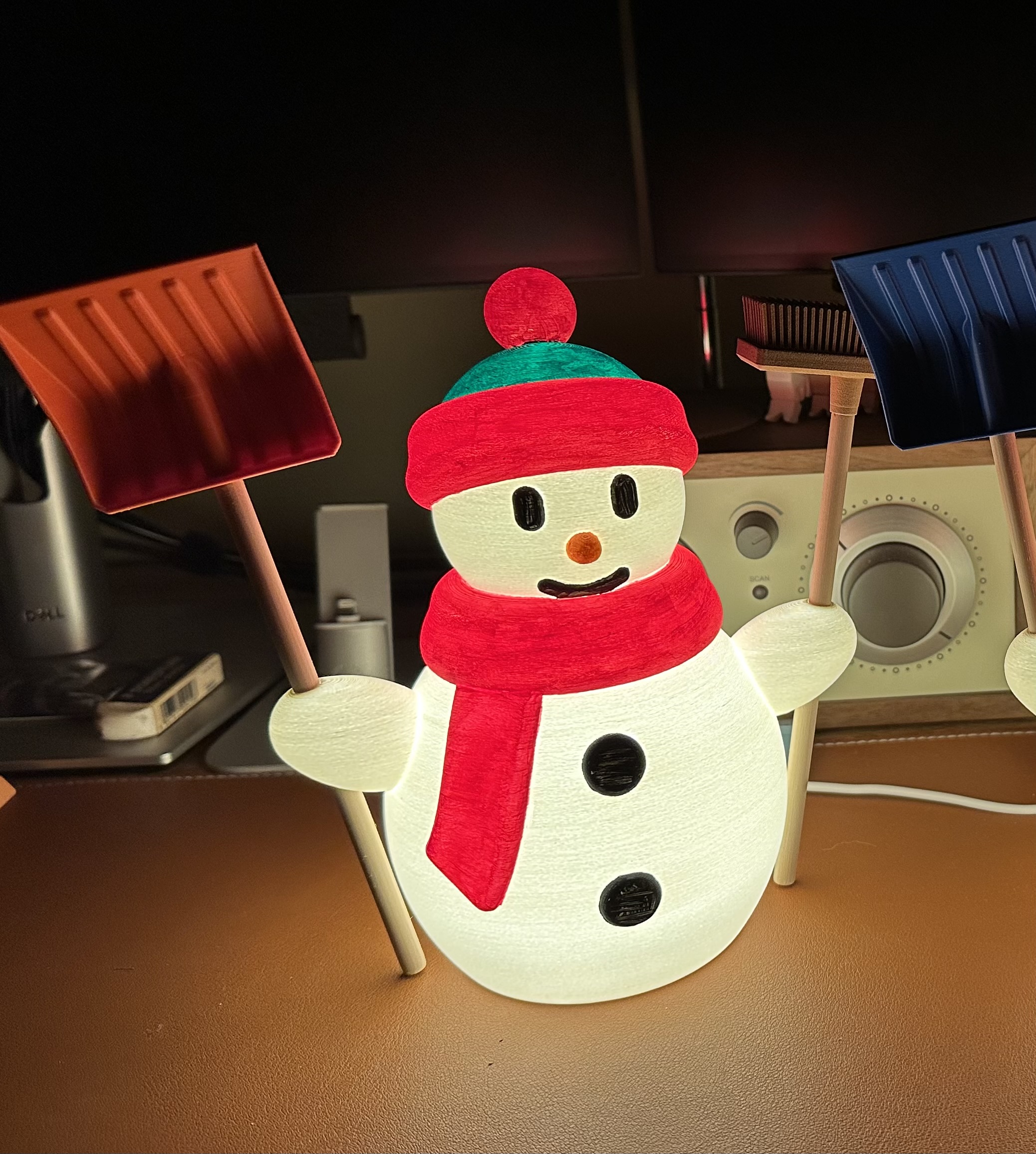 The illuminated Snowman