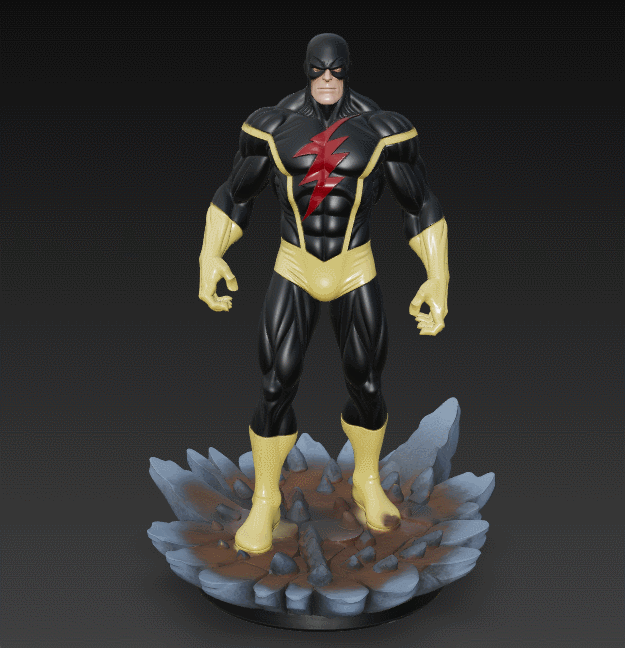 FIGURA SUPERHEROES ATOM SMASHER (COMIC DC)