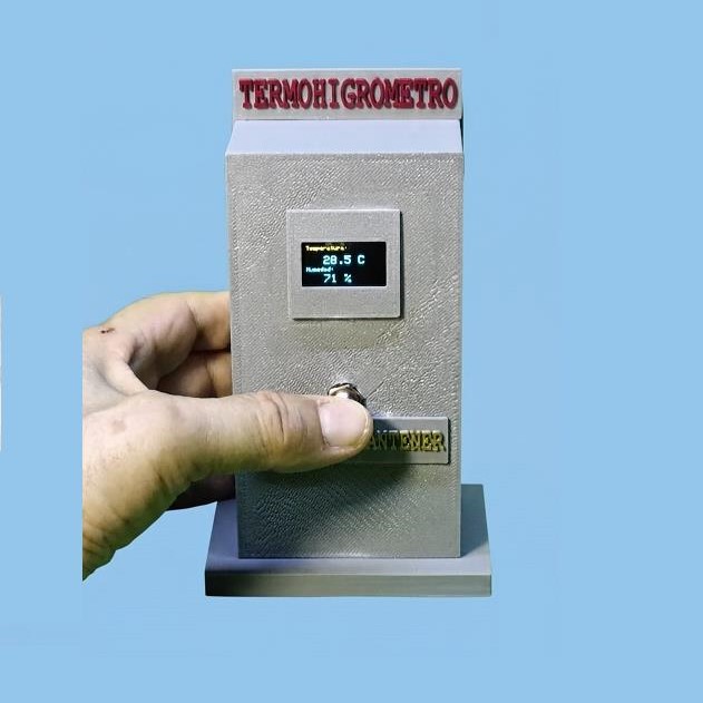 TERMOMETRO + HIGROMETRO DIGITAL FACIL (FUNCIONAL)