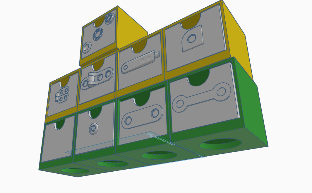 Boxen stapelbar "MakedoParts"