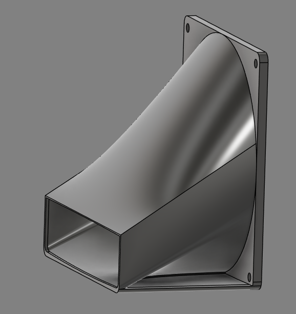 80mm Fan Airflow Redirector for Laser Engraver