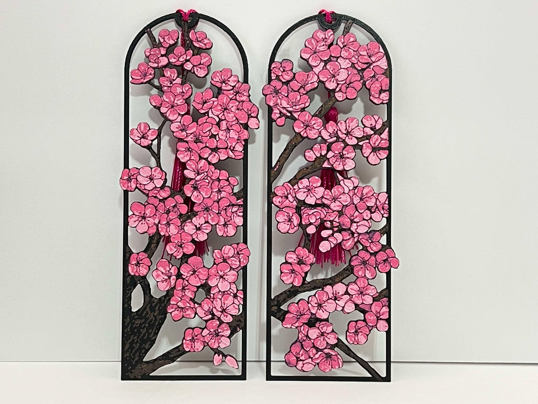 Flower Blossoms Bookmark Set - Color Customize