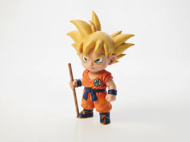 Son Goku Figurine Anime Collectible 3D Printable