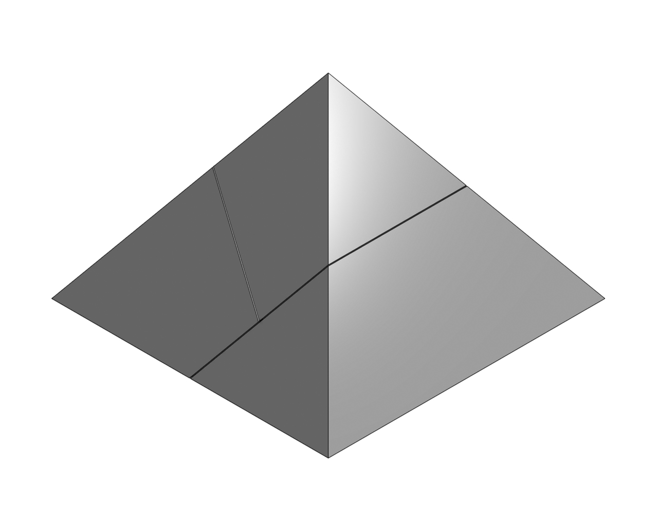 Pyramid Puzzle (3 pieces)