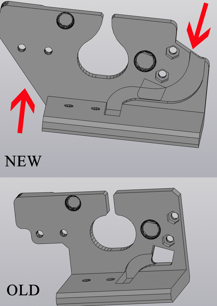 Modified chain to body mount (Модифицированный крепеж цепи к корпусу) Flashforge Adventurer 5m