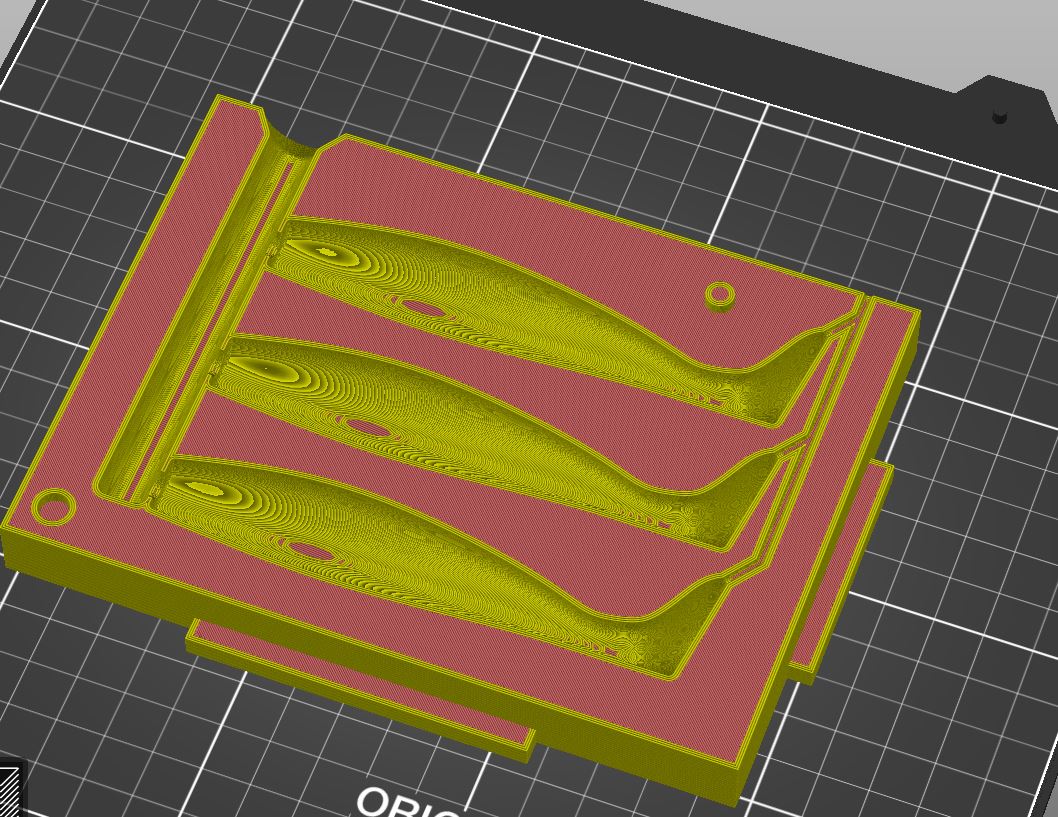 Fishing lure mould