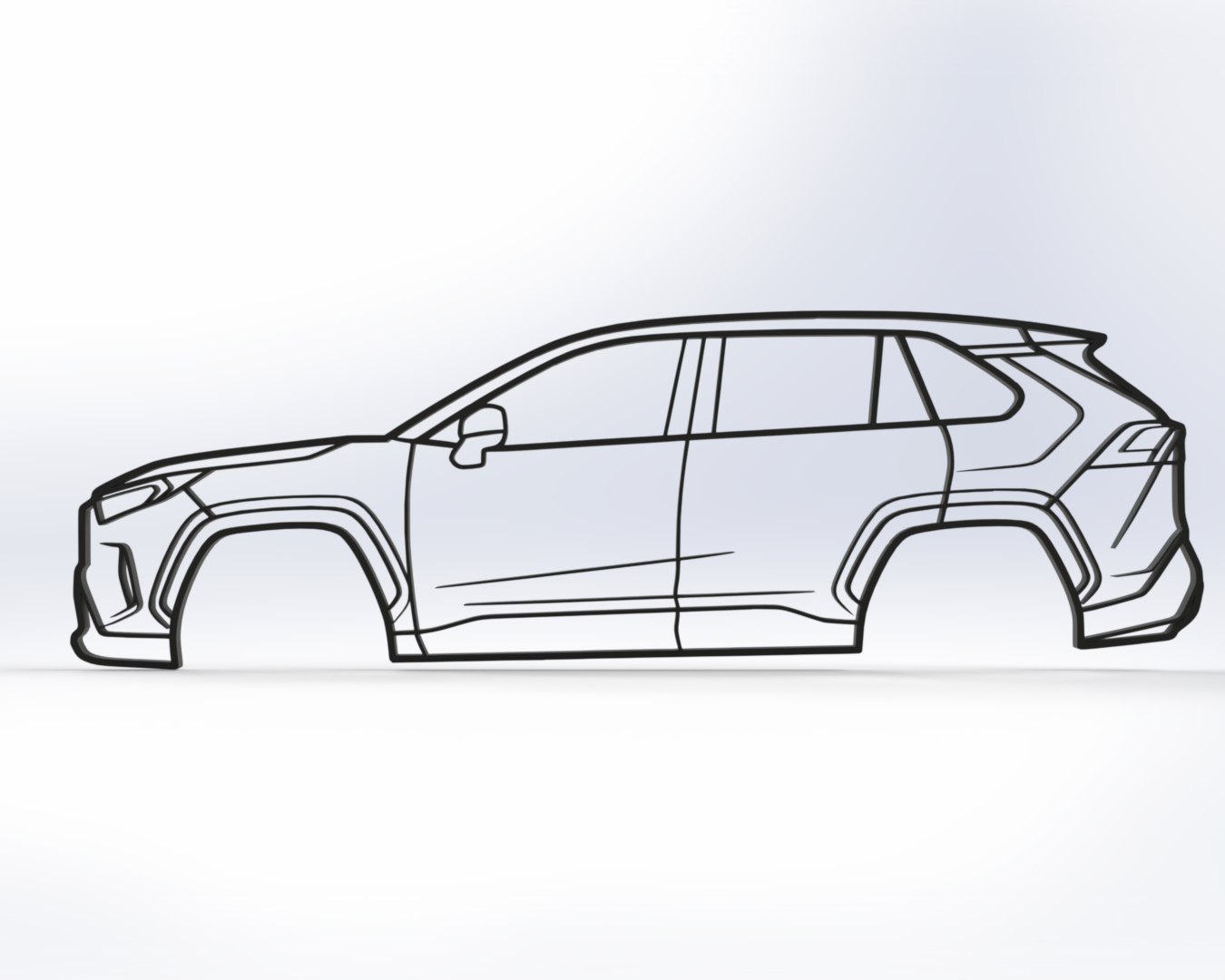 Toyota Rav4 5th Generation Wall Art