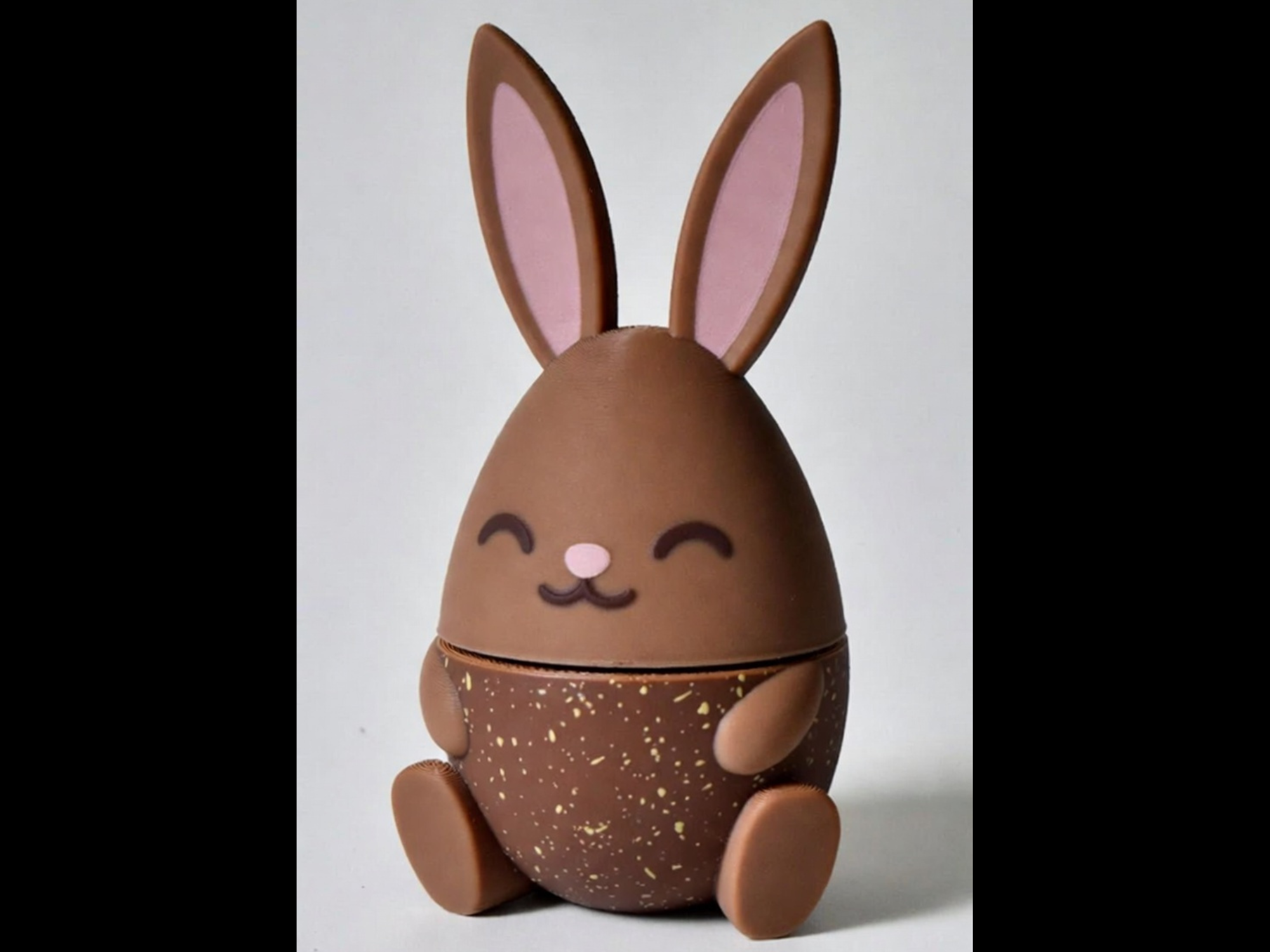 Easter Bunny Cute Egg Character