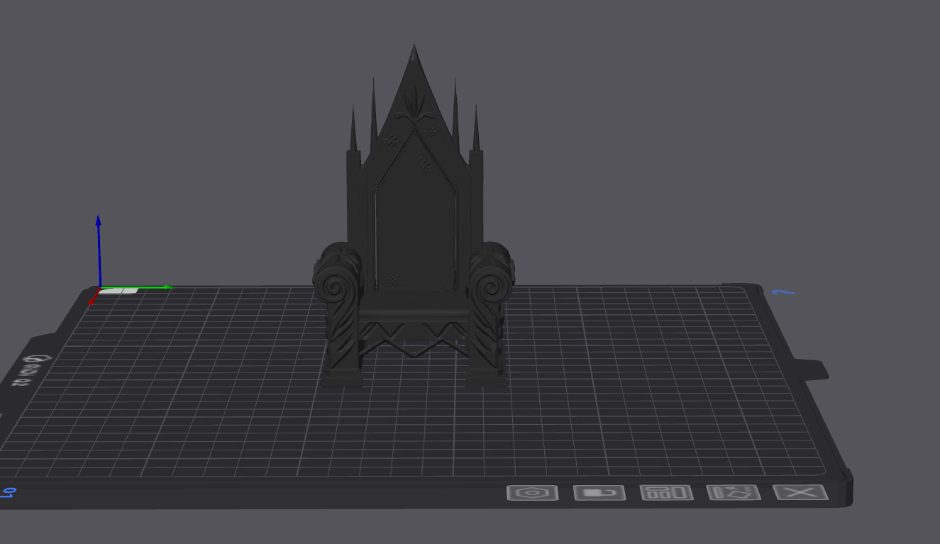 Ice throne (inspired by Frozen)