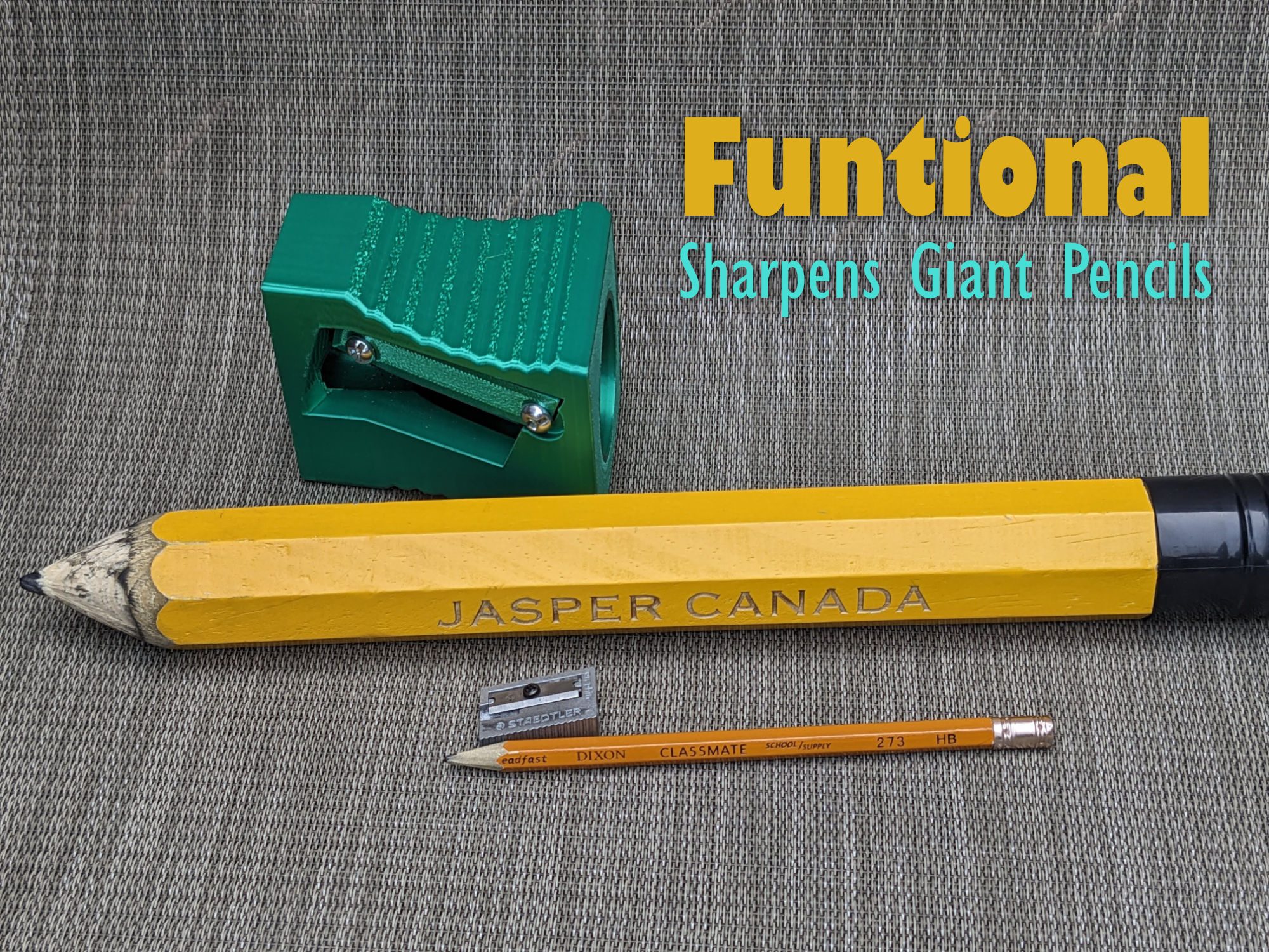 Giant Novelty Pencil Sharpener
