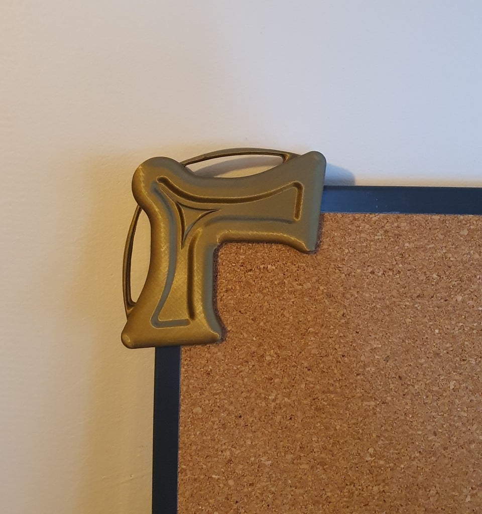 Corner piece in stucco style