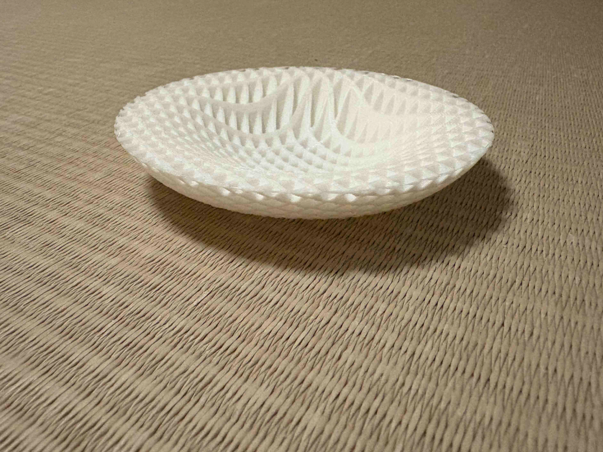 Mesh Lattice Plate – Decorative Tray | Desk & Entryway Organizer