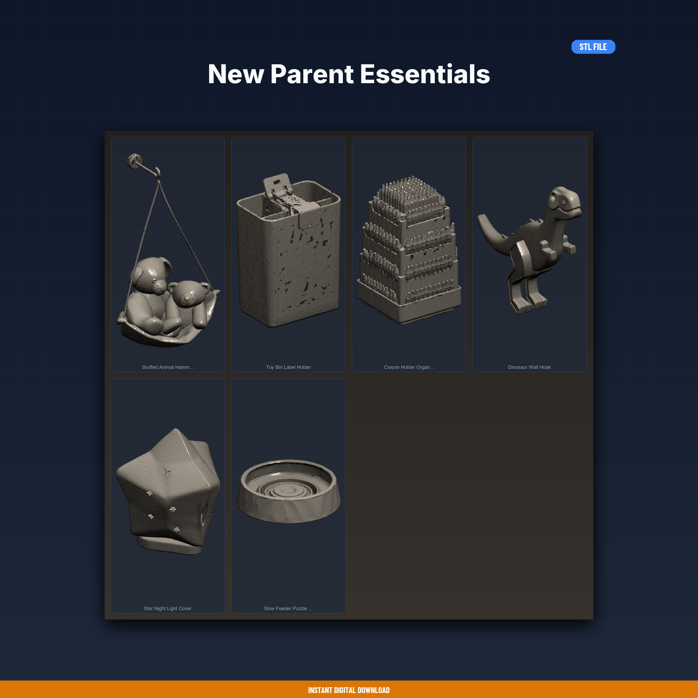 New Parent Essentials - 6-Model STL Bundle