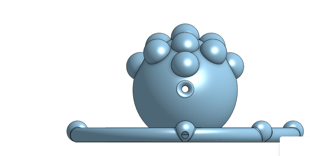 nitrogen molecule model — miniatura 2