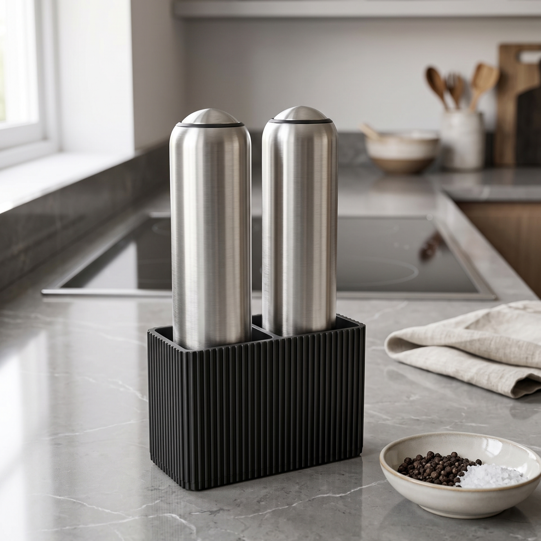 ELECTRIC SPICE GRINDER ORGANIZER / MODERN KITCHEN ORGANIZER / KITCHEN ESSENTIALS / MODERN HOMEDECOR — miniatura 2