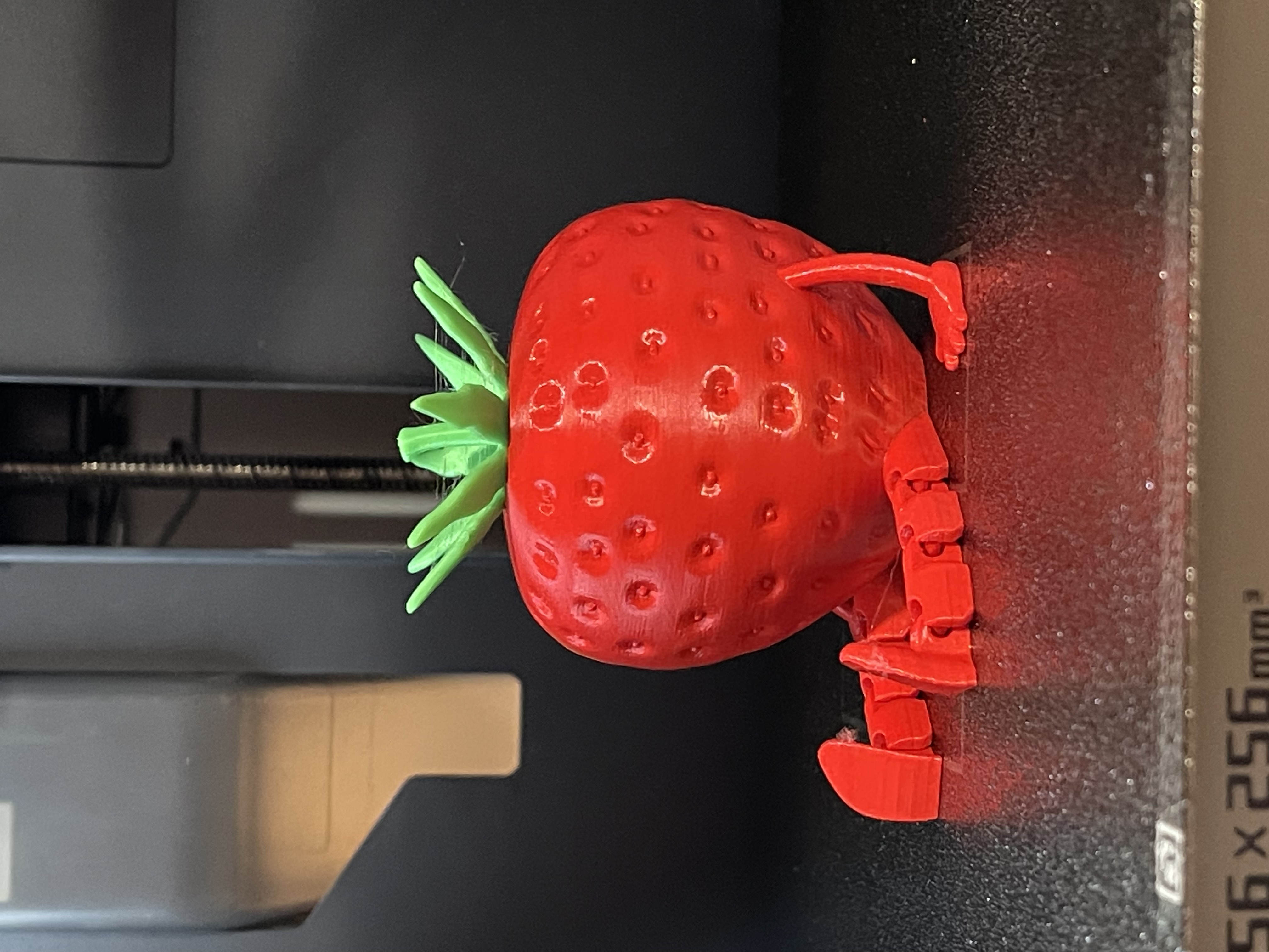 Friendly articulated strawberry