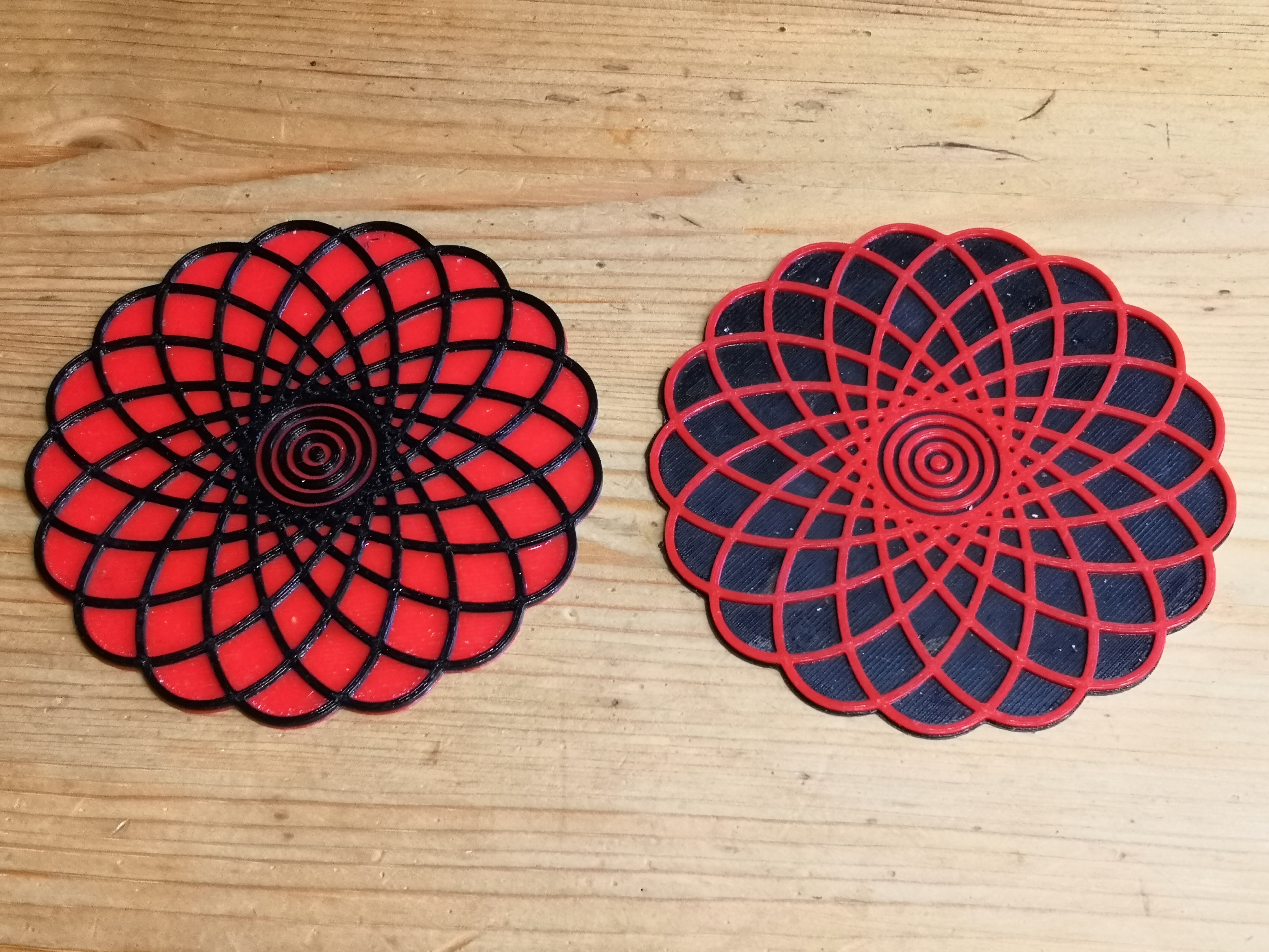 Spirograph coaster 4