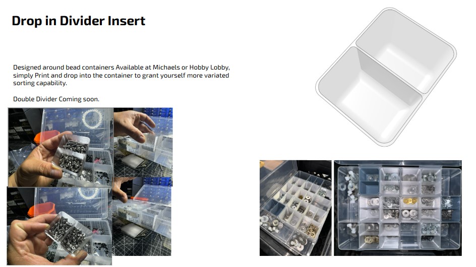 Drop in Divider Insert