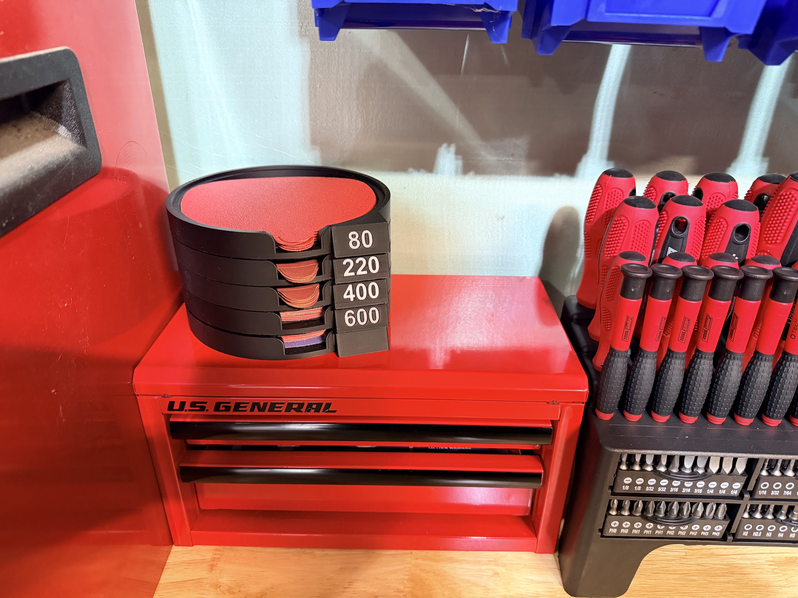 5inch Orbital Sanding Disc Storage