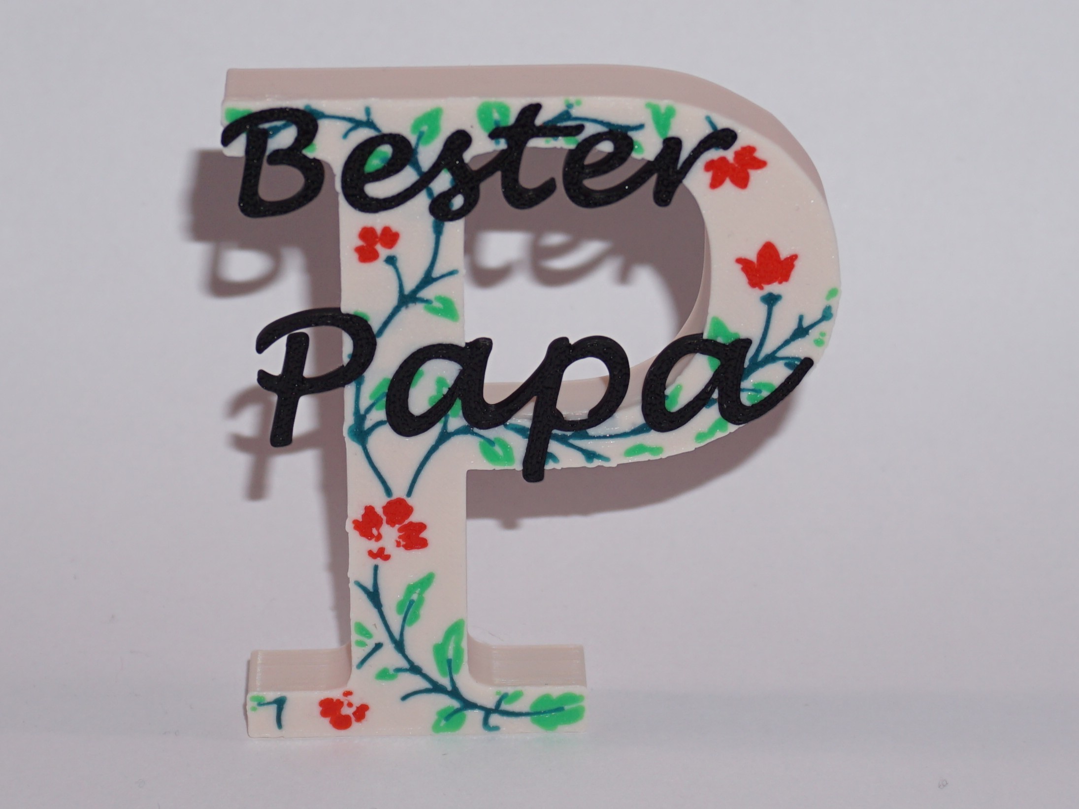 Vatertag Bester Papa Geschenk Dekobuchstabe 3D model