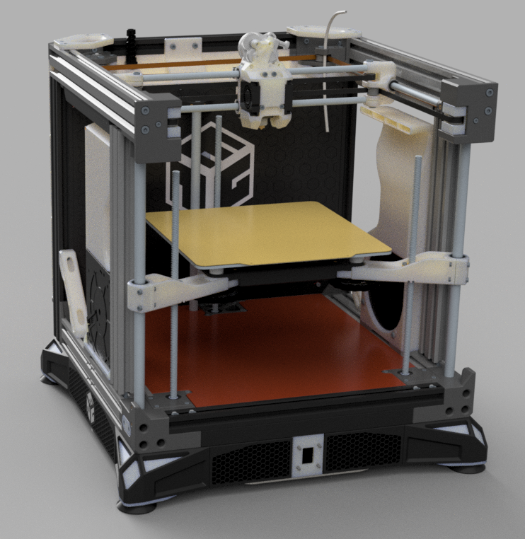 E3NG Printed Base Plate