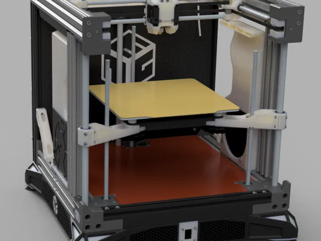E3NG Printed Base Plate