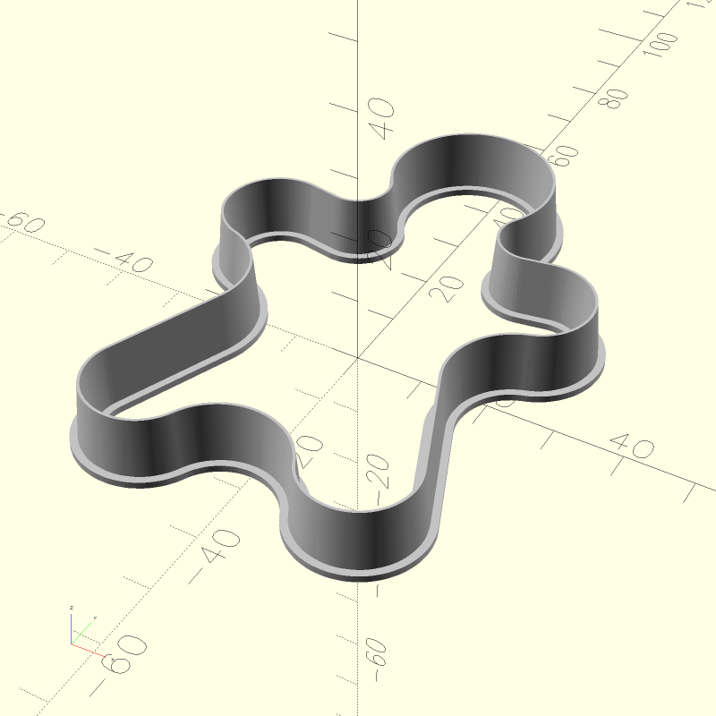 Gingerbread Man Cookie Cutter