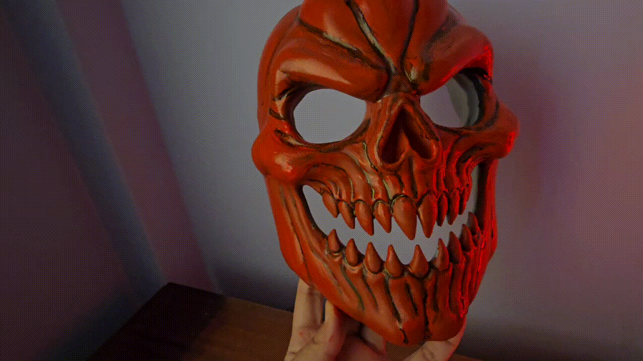 Pumpkin Skull Mask