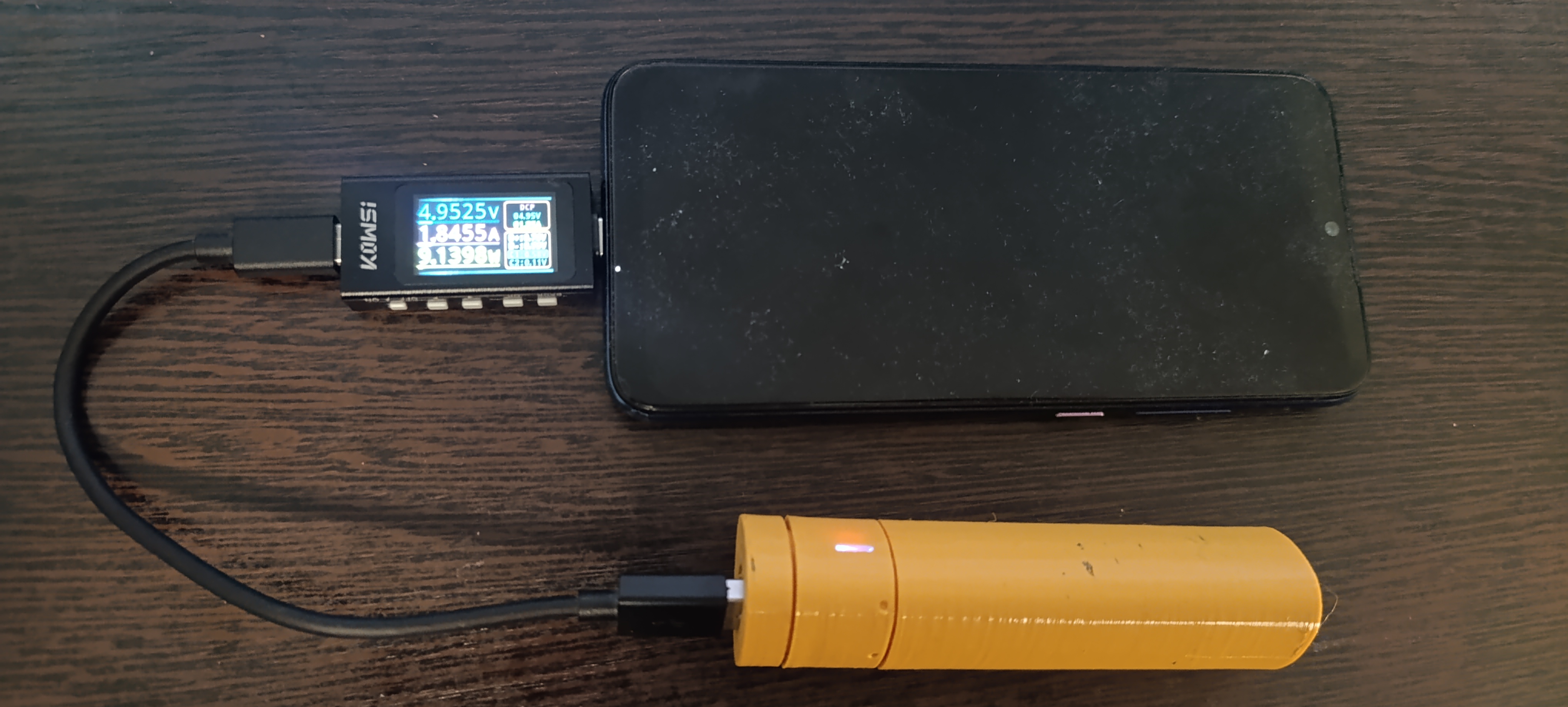 Powerbank Case for IP5306, 18650. Battery easily replaceable. — miniatura 2