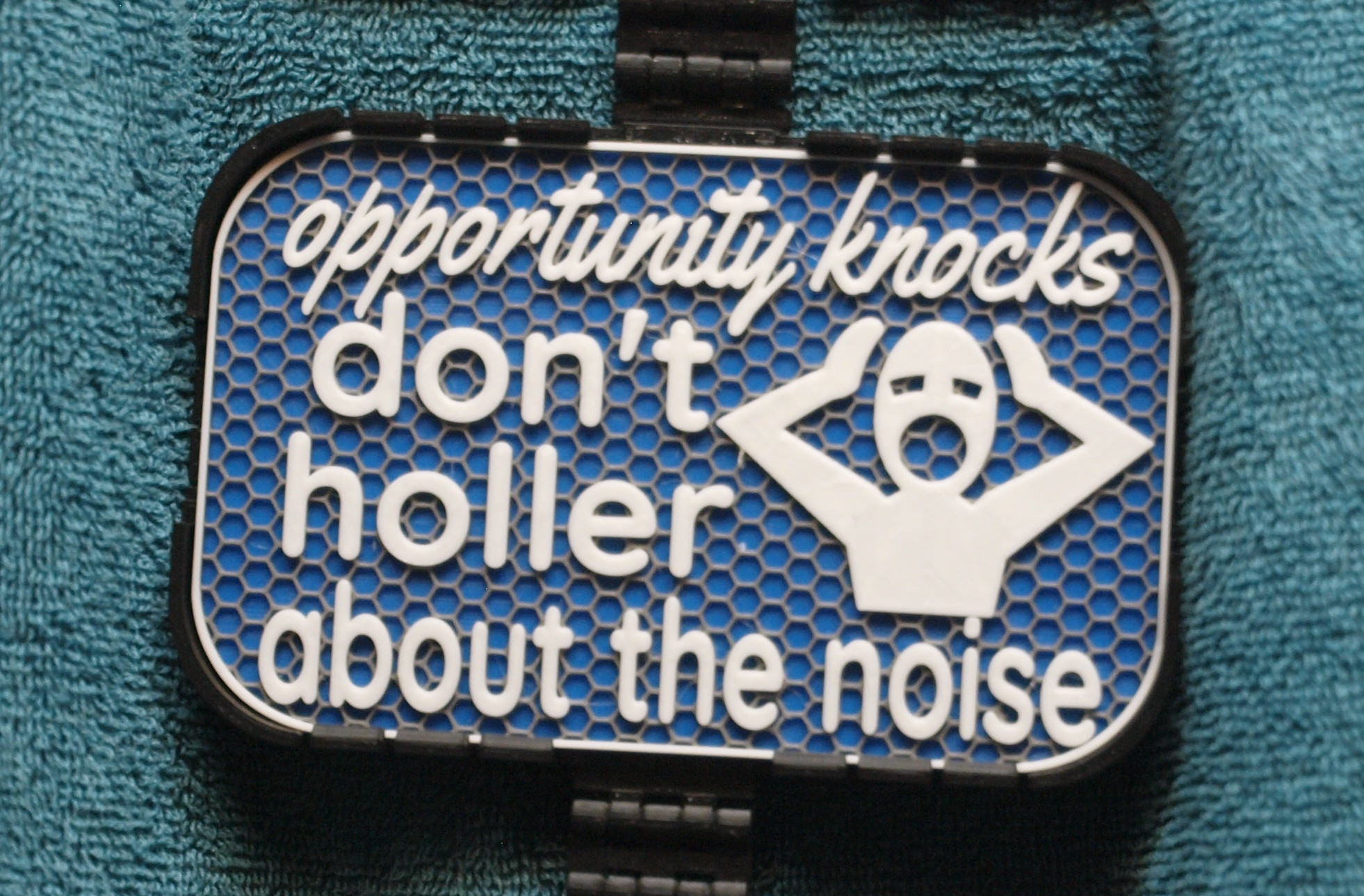 Opportunity Knocks sign