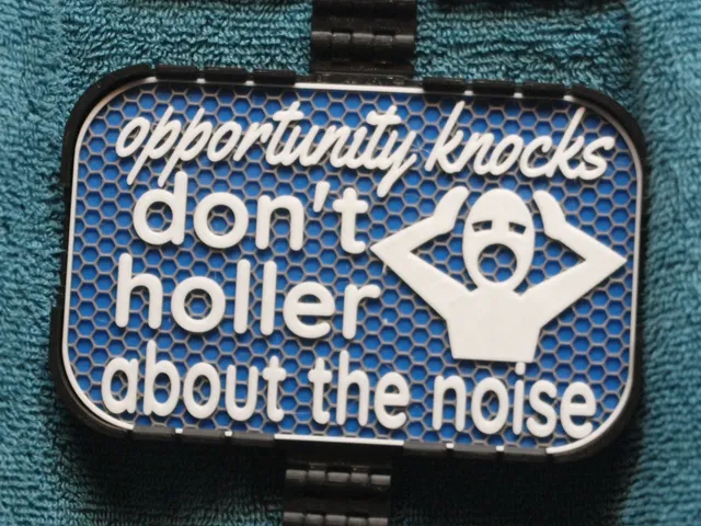 Opportunity Knocks sign