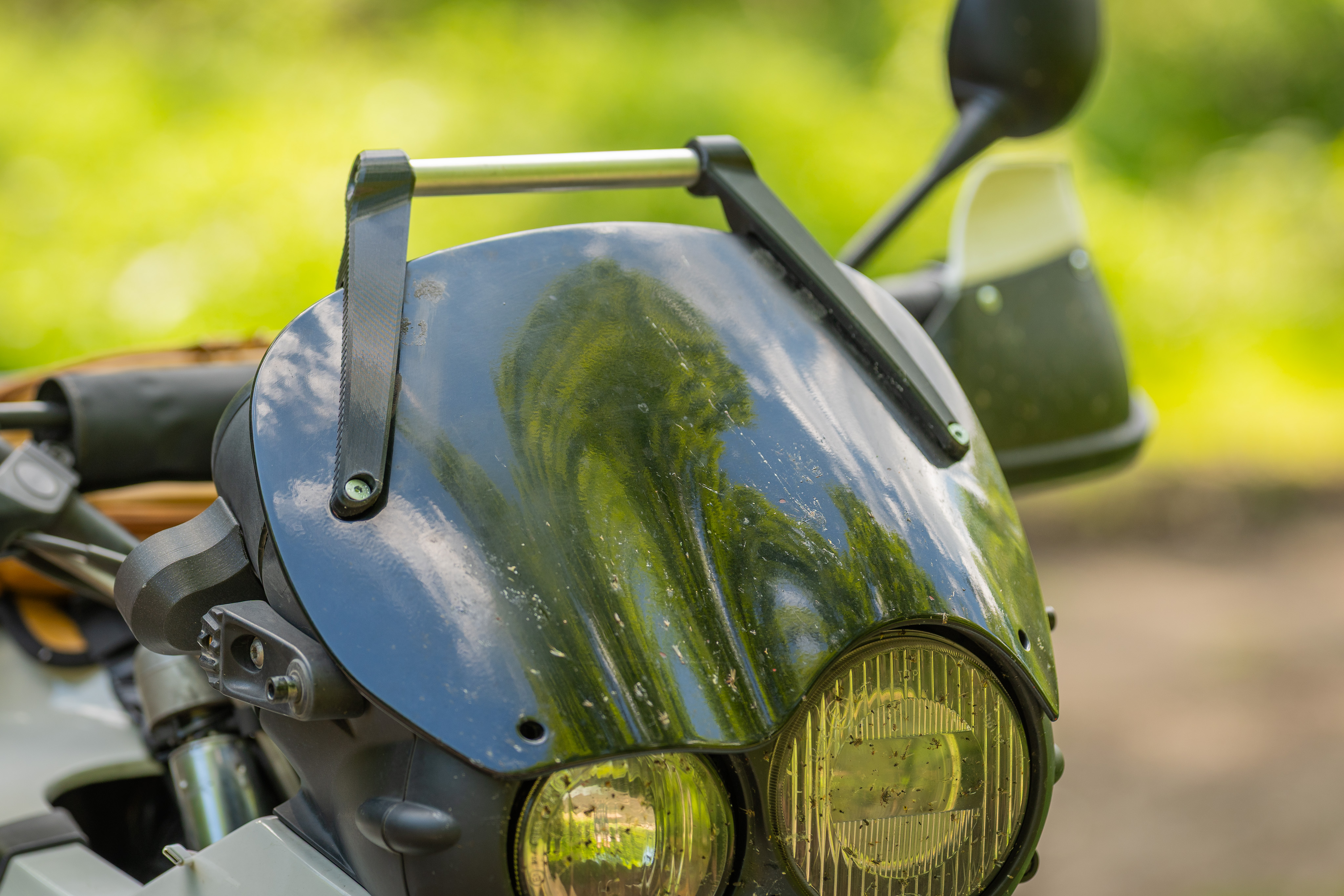 BMW R1150GS Navigation Phone Bracket