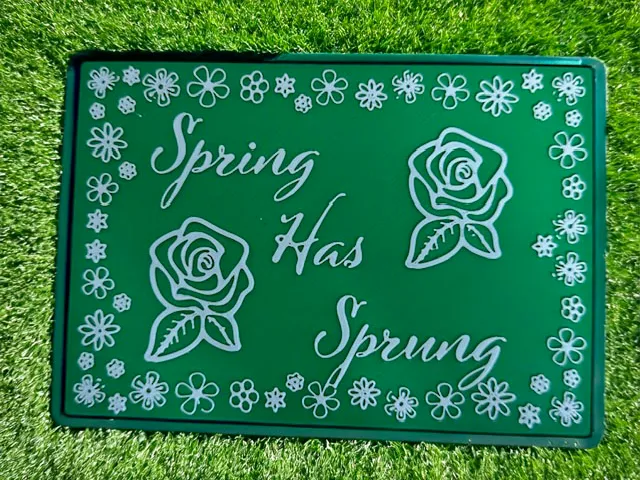 Spring has Sprung box or sign