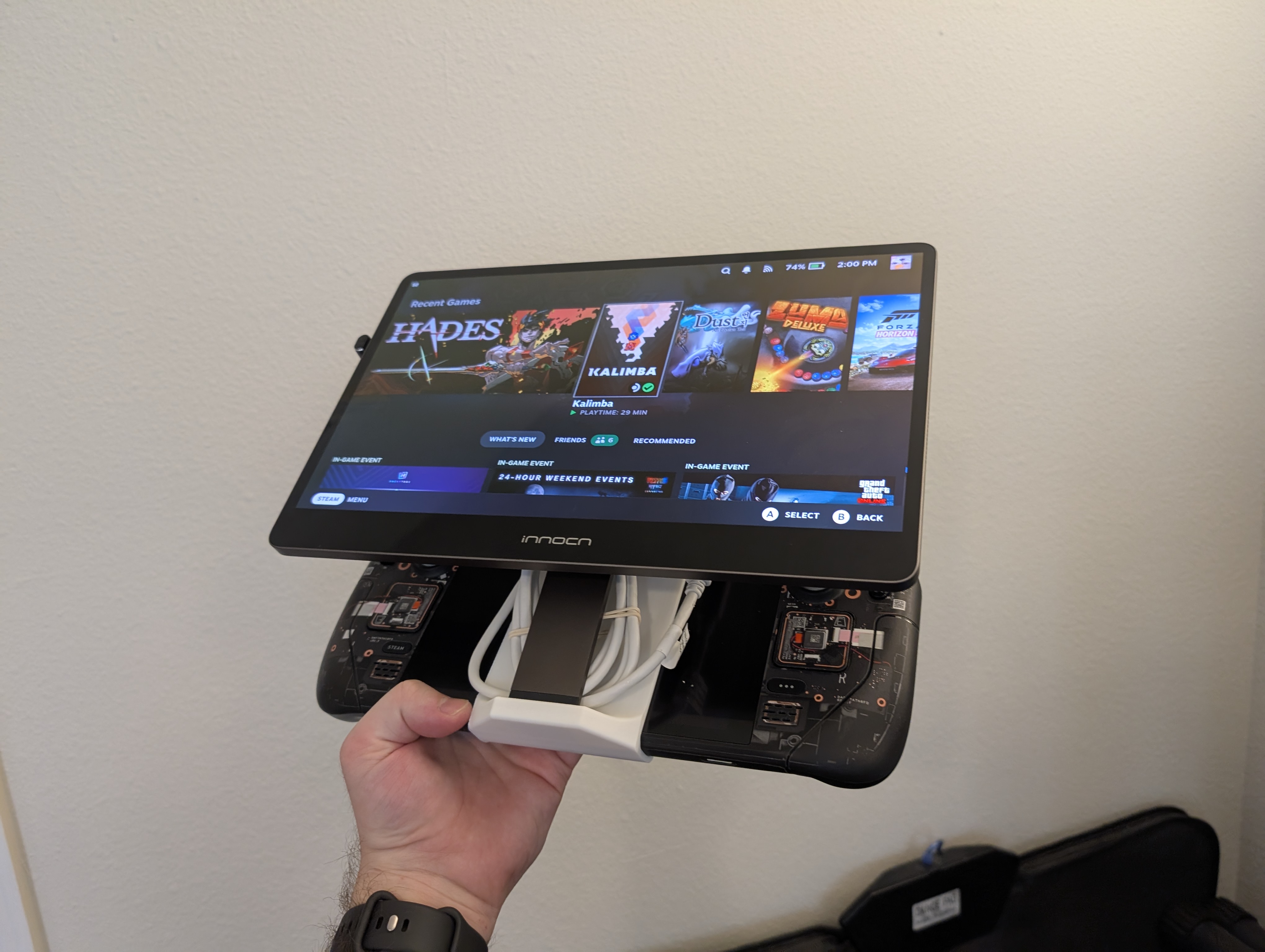 Steam Deck OLED Screen Attachment