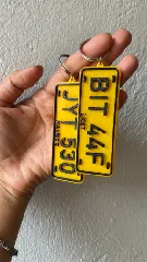 Placa Vehículo Personalizada / Vehicle License Plate Keychain