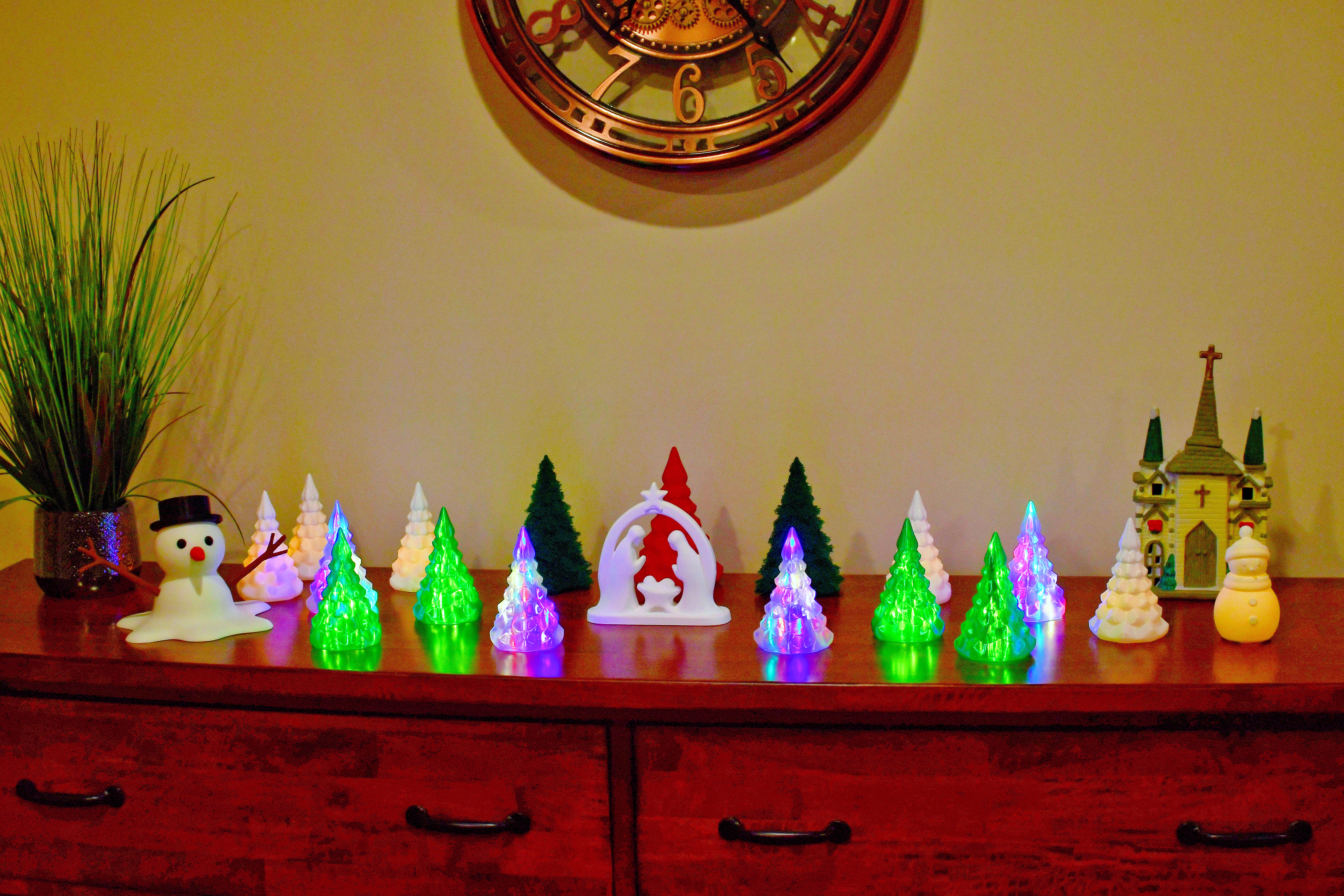 Christmas Tree Tea Light String Light Accessory