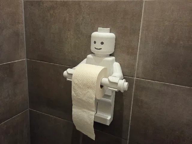 Brick Man Toilet Paper Holder remix by Johnny Solutions