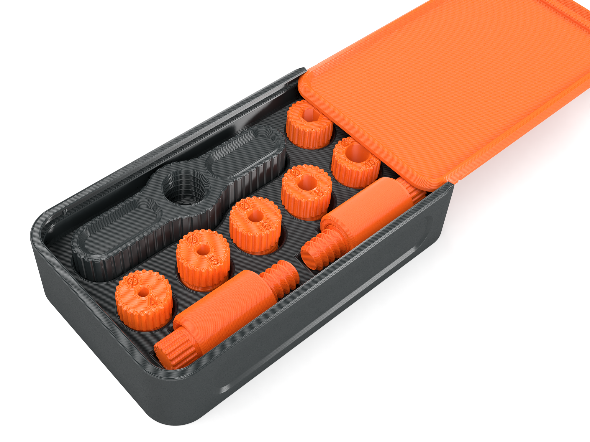 Miniatura 3 do modelo 3D Self-centering drill guide