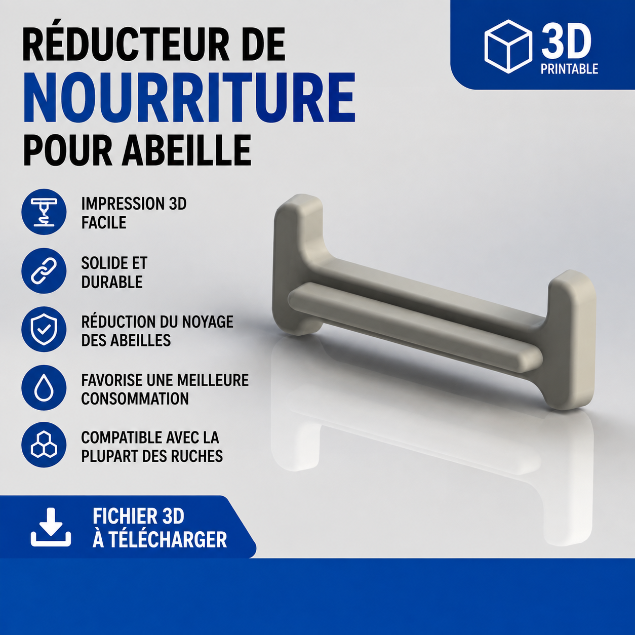 Bee feed reducer