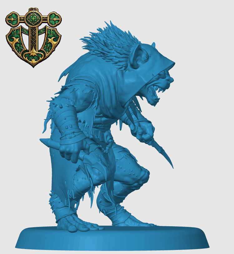 Gnoll Rogue — miniatura 4