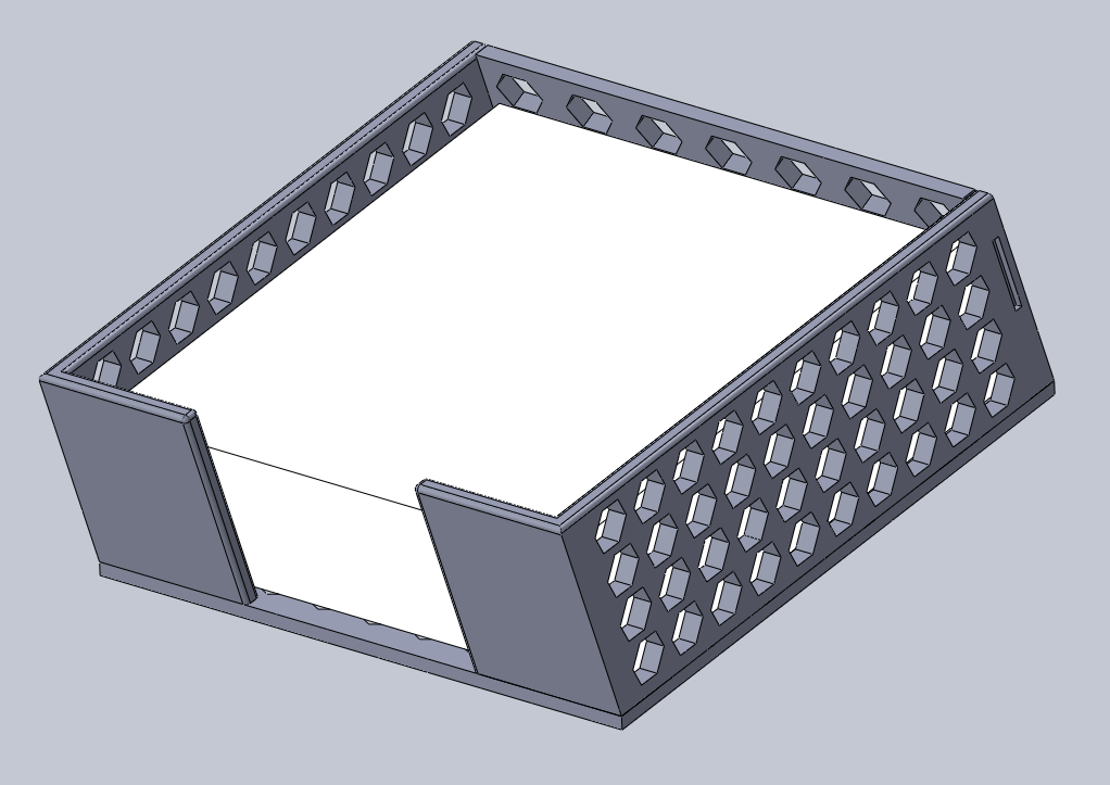 Recycled Note Paper Holder