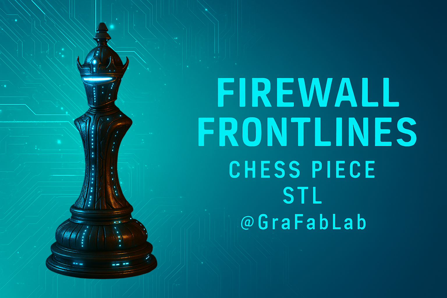 Firewall Frontlines "Queen" - chess piece
