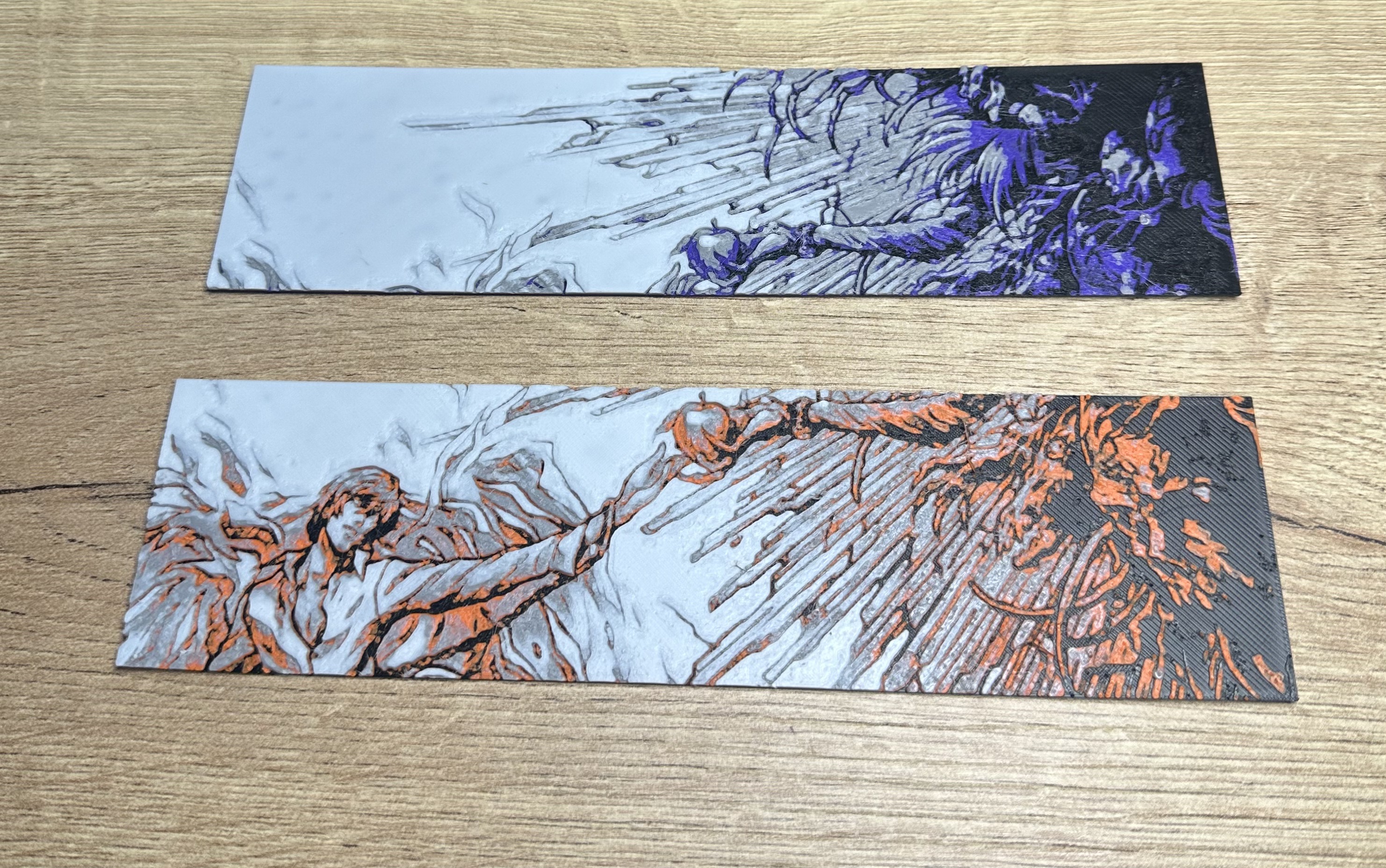 Ryuk – Death Note Bookmark | HueForge Multi-Color 3D Print (20x5cm)